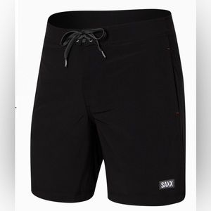 Saxx Men's Betawave 2 in 1 Swim Boardshorts, 17", Quick-Dry, With Mesh Liner